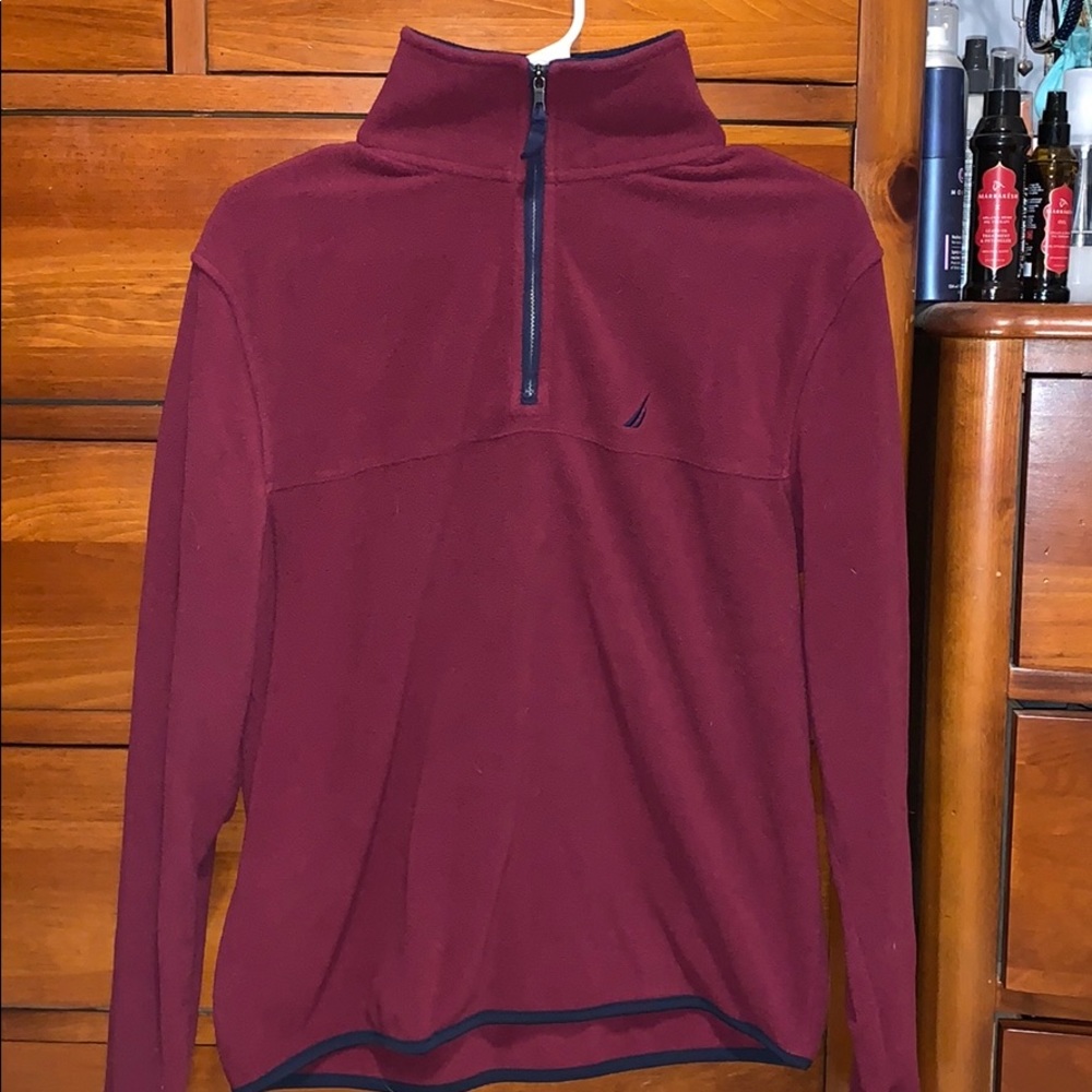 Nautical quarter zip fleece